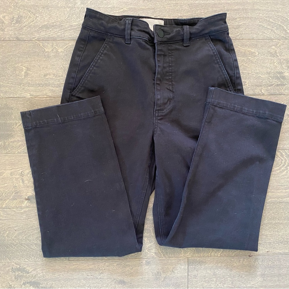Everlane cropped straight trousers